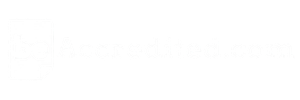 beaccredited white logo